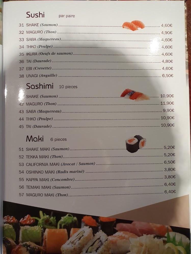 Katana Sushi Cherbourg - Menu Image 1