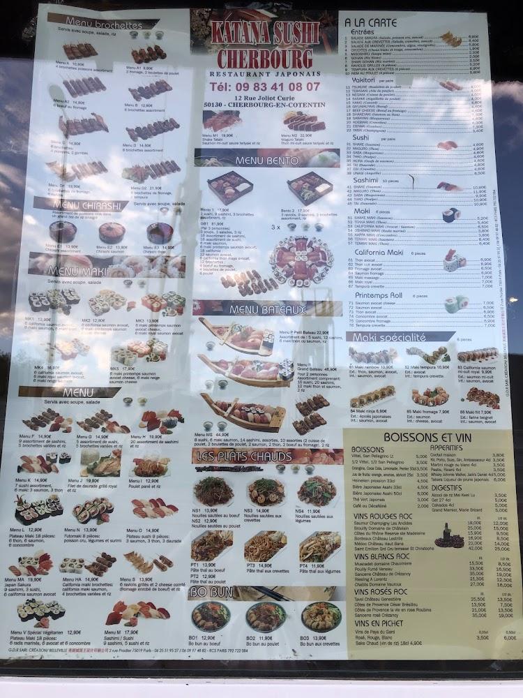 Katana Sushi Cherbourg - Menu Image 2